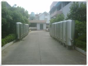 China 100 Gallon Compressed Stainless Steel Air Receiver Tank For Home / Industrial Application factory