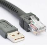 GD4130 2310 LS1203 Scanner Data Usb Telescopic Spring Cable