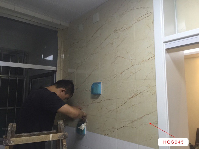 Anti-Static Interior Home 3D Self Adhesive Marble/Brick Wallpaper for Furniture/Bathroom/Kitchen