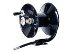 Solid Brass Swivel Air And Water Hand Crank Hose Reel , Pressure Washer Hose