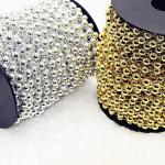 2.4mm Customized Colors Plastic Ball Chain Polished Finish for DIY Wedding