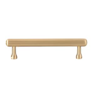 China 128mm Brass Kitchen Door Handles Kitchen Cabinet Furniture Pull Handles factory