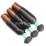 Spiral Curl 7A Peruvian Virgin Hair , Raw Human Hair Weave Without Chemical