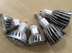 China 220V High power LED spotlight E27/MR16/GU10 factory
