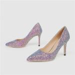 ZM028 96289-23 New Style Super High Heel Pointed Toe Single Shoes Stiletto Sexy