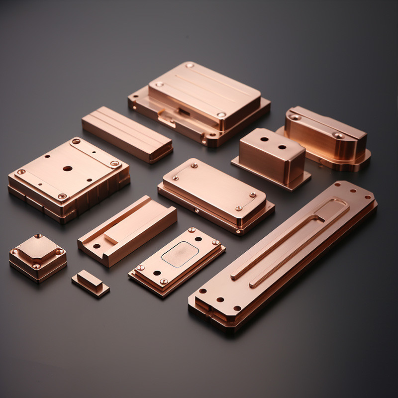 Custom Milled Machining CNC Part Machining Precision Milling Service CNC Copper CNC Part
