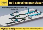 Carbon Steel Double Roller Fertilizer Granulation Equipment For Limestone