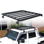 Roof Placement Luggage Carry Basket Aluminum Extrusion Top Mount Heavy Duty