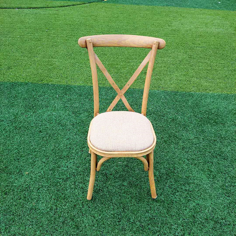 Apartment Mail Packing Nordic Modern Cross Back Metal Dining Chair with Nordic Design