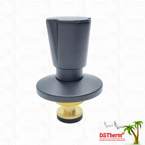 Manual Valve Stem Extension Assembly Brass Cartridge Brass Spindle Black Plated