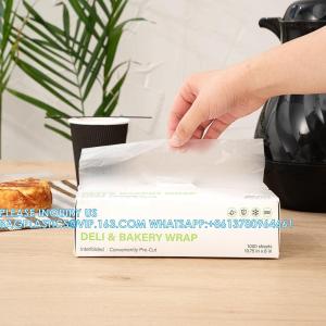 Deli And Bakery Wrap Pla Sheets Pop-Up Poly Sheets Wrapping Sheets For