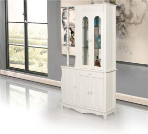 China Painted Divider Cabinet Living Room Movable Furniture factory