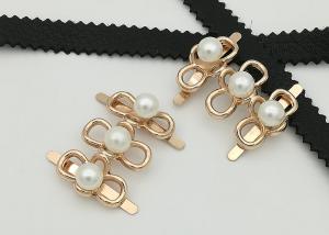 China Big Pearl Zinc Alloy Buckle 35*2MM 5.3g Easy To Assemble Environmental Plated factory