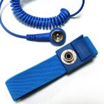 Wired PVC ESD Anti Static Wrist Strap For Electronic Industry