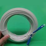 Single Mode Outdoor 1 Wire Fiber Optic Patch Cord 50M GJYXCH SC Connector
