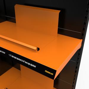 Customized Metal Tool Display Rack Saw With LED Lights