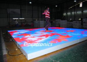 China High Brightness Waterproof Led Screen Floor Tiles SMD P9mm 7000cd/㎡ factory