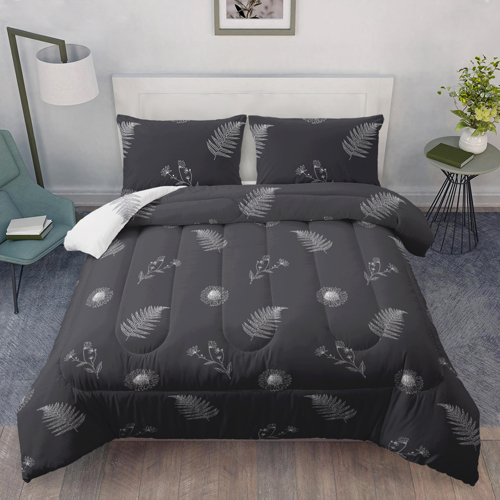 Add a Touch of Sophistication to Your Bed with Geometric Pattern Flannel Bedding Set