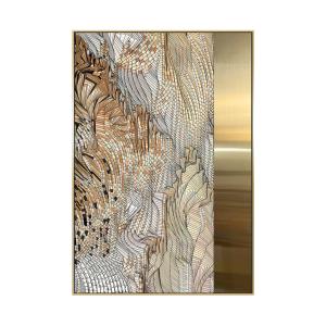 China Quality Interior Accent Wall Decorations Background Star Hotel Texture Art Pieces factory
