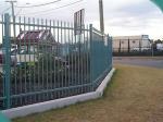 Customized Black Zinc Steel Metal Garrison Fence Panels Maintenance Free