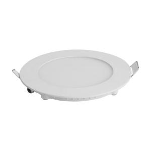 China Round Led Ceiling Light Panel With 12W RA95 White Frame For Kitchen Closet Bathroom factory