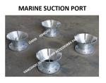 MARINE CARBON STEEL HOT GALVANIZED SUCTION PORT AS100S CB / T495-95, NOMINAL