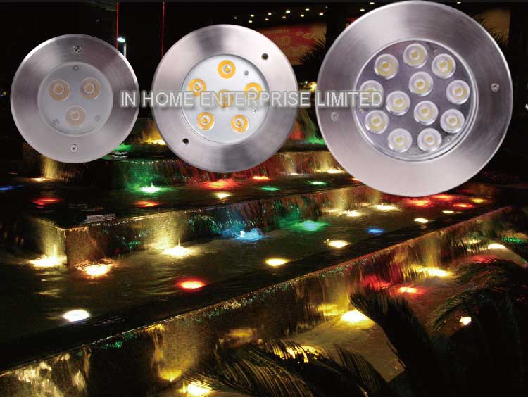3w One Side Emitting In Ground Led Lights Stainless Steel For Landscape Garden