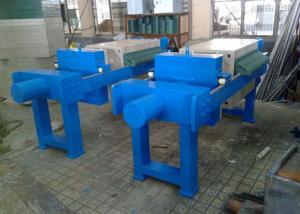 China Blue Plate And Frame Filter Press Equipment , Frame And Plate Filter Press factory