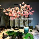 Fashion Vase Cherry Artificial Blossom Tree Sakura Flower Patio Decoration