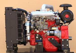 China 3000rpm 4JB1-TG3 diesel engine prime power 75KW for power of the fire fighting pump in red factory
