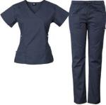 Medical Hospital Scrub Suit Custom Logo Solid Color Stretch