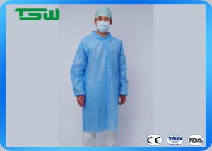 China Hospital Waterproof Disposable Non Woven Lab Coat factory