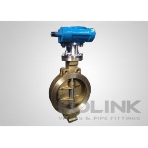 Triple Offset Bronze C95500 Butterfly Valve Wafer Flanged
