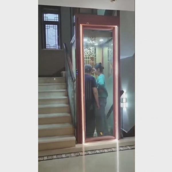 Claybank Home Elevator 0.2-0.4 M/S Center Opening Stainless Steel / Aluminium