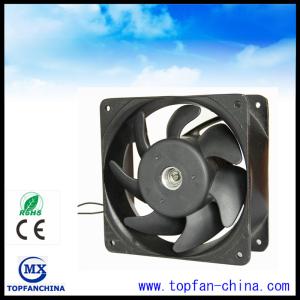 China Industrial Plastic Impeller 220 Volt AC Ventilation Fans With Aluminum Frame factory