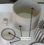 30/10/5 disc Piezoelectric Ceramic pzt 4 for cleaning