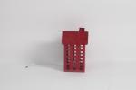 Customized Metal Christmas Lanterns Decoration Red