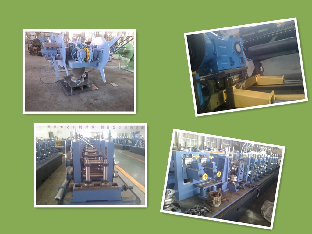 Low Carbon Steel Erw Welded Pipe Tube Mill Making Machine Line
