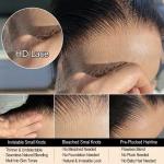 Transparent Hd Lace Frontal 13X4 Lace Front Human Hair Pre-plucked Natural