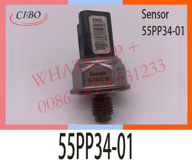 55PP34-01 High quality Fuel Pressure Sensor 9670076780 For Peugeot 206 PLUS 1.4 D 208 1.2 1.4 HDI 1.6 GTI 1.6 HDI