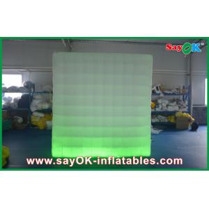 Photo Booth Backdrop LED Lighting Safe Inflatable Photo Booth Huge Square For