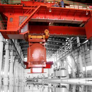China Foundry Crane QDY Model 75 ton~ 320 ton Double Girder Bridge Crane for Steel Factory factory