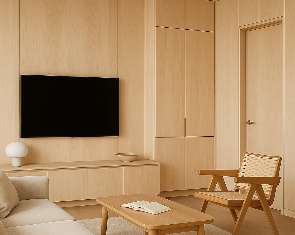 Maple Wood Veneer | Flat Cut | 0.45mm | LINGFENG