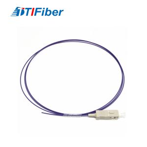 China OM4 Fiber Optic Pigtail With PVC LSZH OFNR OFNP Outer Jacket Good exchangeability and Durability factory