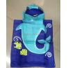 Buy cheap custom designer print with logo sublimation kids poncho beach towel from wholesalers