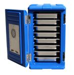 120L Heated Food Pan Carrier , Insulated Food Carrier With Wheels