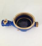 DN15-DN50 Brass Water Meter Body , Valve Controlled Brass Water Flow Meter Body