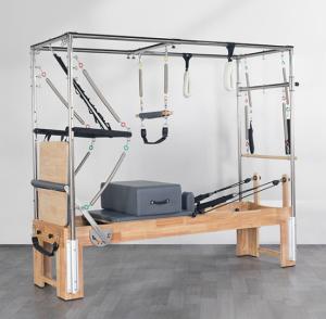 China Maple Core Pilates Beds Multi Functional Three In One Yoga Flat Bed factory