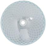 145mm Glass Bathroom Vanity Sink Small Shallow Vessel CNC Engraving Transparent