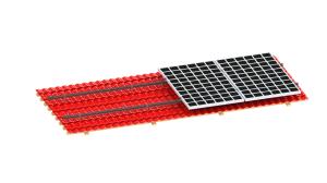 China Household 88m/S Tile Roof Solar Mounting System 1.5KN/M2 factory